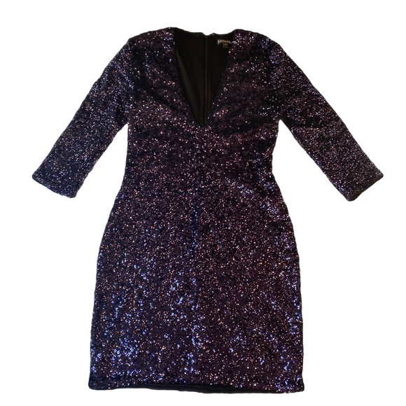 Express Sequins/Purple Dress